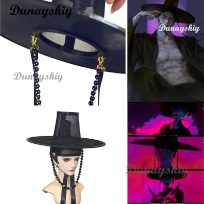 KPOP Huntrix Saja Boys Jinu Cosplay Hut Bühne Koreanische Offizielle Uniform Hut Dämonenjäger Huntrix's Enemies Halloween Zubehör Image