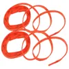 Gewachste Schnürsenkel für Hockey-Skates, Schnürsenkel, Jugend, orange, flach, langlebig, Polyester, Rollschuh-Zubehör, Schuh