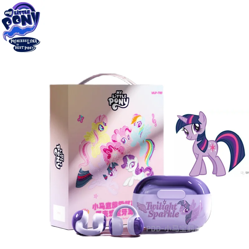 My Little Pony T02 Neues Bluetooth-Headset, niedliches Cartoon-Wireless-Plug-in-Ohr, Sport, Laufen, lange Ausdauer, Headset, Geburtstagsgeschenk Image