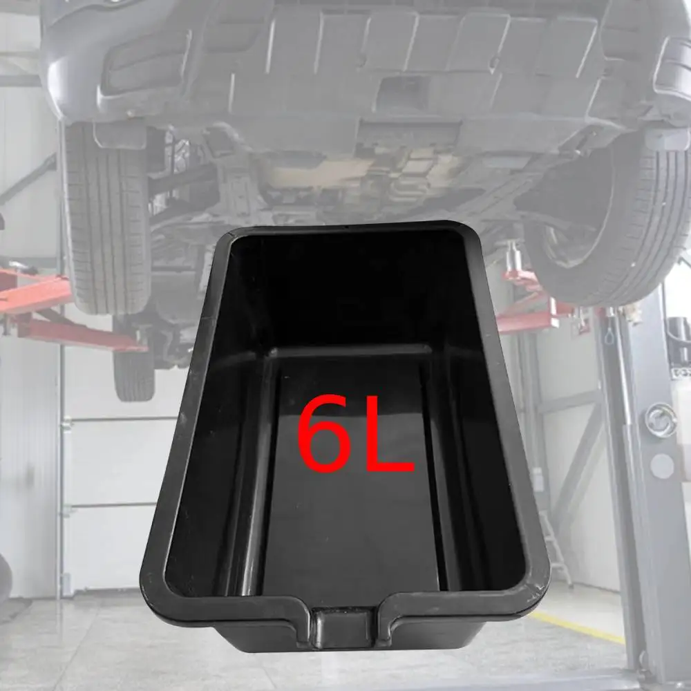 Auto-Ölablasswanne, 6 l, Abfallöl-Sammelschale, Ölwechsel-Pfanne, Garage, LKW, Reparatur für LKW, Motorrad, Reinigung, Aufbewahrungspfanne Image