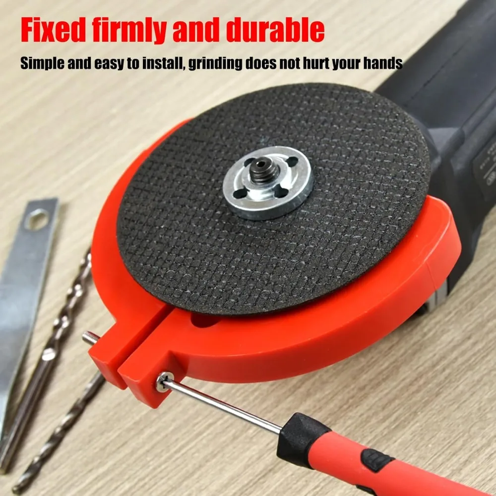 Multifunktionaler Schleifbohrer, elektrischer Schlagbohrmesser-Schärfer, Mehrzweck-Schleifwinkel-Schleifwerkzeug Image