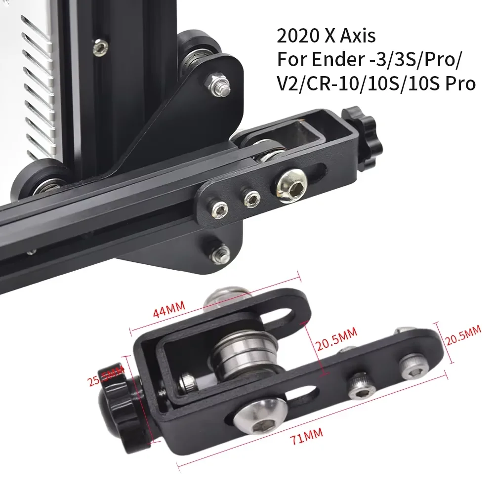 Creativity Ender 3/CR10 Riemen-Synchronspanner-Kit – X/Y-Achse 2020/2040/4040 Profil-Zahnriemenspanner für 3D-Drucker Image
