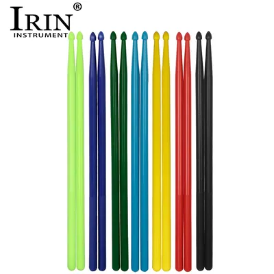 Irin 1 Paar 5a Nylon Drum Sticks bunte Jazz Marching Drum Abs Drum Stick Percussion Instrument Teile üben Zubehör