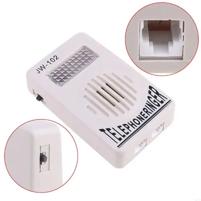 Q6PA Telephone Phone Ring Ringing Amplifier Ring Speaker Light Flasher Used in Noisy Environments Easy to Use