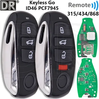 Great Keyless Go ID46 PCF7945AC 315/433/868MHz Proximity Car Remote Control Smart Key For VW Volkswagen Touareg 2011-2018