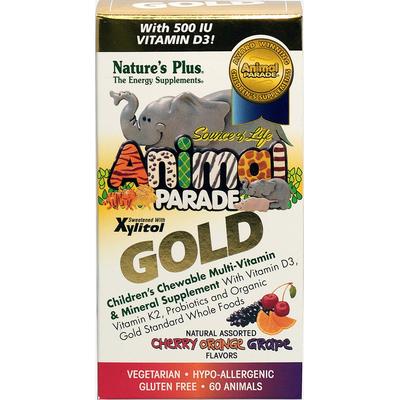 Nature's Plus Animal Parade Gold Multivitamins & Mineral-60 Chewables