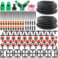Rapanda - Kit di irrigazione a goccia per giardino, kit di irrigazione micro regolabile fai da te,