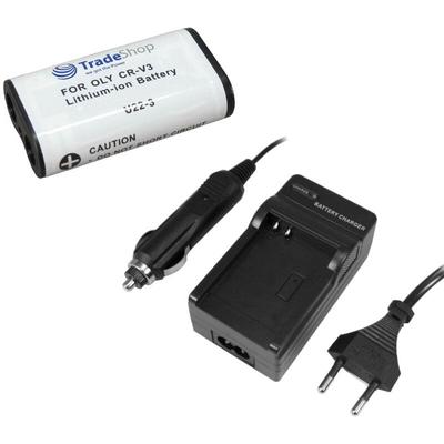 Trade-shop - angebot im set: Kamera Li-Ion Akku + Akku Ladegerät mit Kfz Adapter für Kodak Image