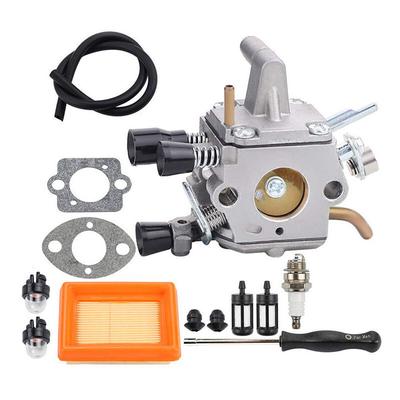 Vergaser mit Kraftstofffilter, Kraftstoffschlauch, Luftfilter für Stihl FS120 FS200 FS250 FS300 Image