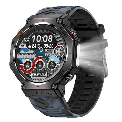 Neue ChatGPT KI-Assistent Smart Watch 5ATM wasserdicht GPS eingebaute Dual-Band GNSS Kompass Militär Sport Smartwatch für Männer Frauen Valentinstag Geschenk Image