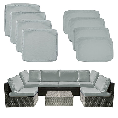 Sitzkissenbezug Einfarbig Garngefärbt Polyester Überzüge Image