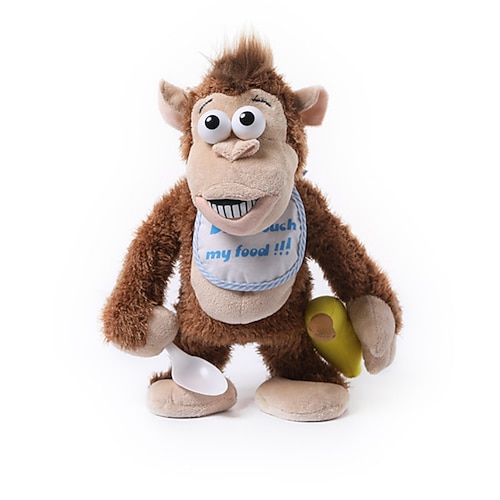 Affen-Plüschtiere, der verspielte Affe, interaktives Spielzeug, Affenplüsch, nimm ihm nicht die Banane, interaktiver Affe, Banane, realistisches Plüsch-Kinderspielzeug