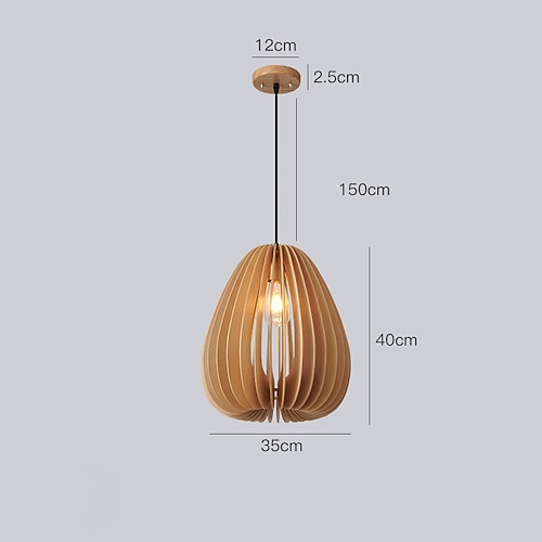 nicro neue ankunft nordischen stil nachttischlampen minimalistischen design ökologischen kokon recyceln hause dekoration holz kronleuchter Image