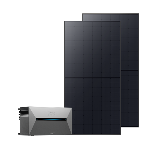 Solarbank 2 E1600 AC et 2 panneaux bifaciaux (1170 W)