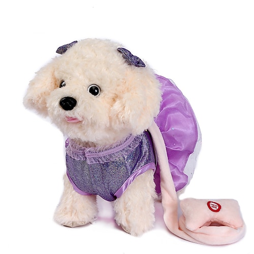 Fernbedienung Robot Hund Elektronisches Plüschpuppy Hundespielzeug Interaktive Spielzeuge Geht Singendes Plüschtier Geschenk für Mädchen und Jungen im Alter von 3-6 Jahren Weihnachtsgeschenk Image