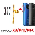 Per Xiaomi Poco Pocophone X3 NFC X3 Pro Volume Pulsante laterale Controllo alimentazione audio Tasto laterale Cavo flessibile interno Parti di riparazione