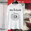 Alice Prisoners' Kurzarm-T-Shirt mit Heavy-Metal-Rock-Punk-Stil, Retro-Import, weiße Tinte, bedruckt, P