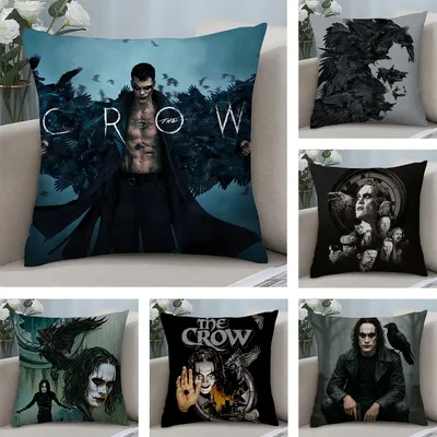 Film The C-Crow Kissenbezug, kurzes Plüsch-Sofa, dekoratives Geschenk, Zuhause, doppelseitiges Druckkissen Image