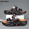 Sommer herren Outdoor Sandalen Hausschuhe Strand Bequeme Dicke Weiche Clogs Männer Casual Wasser Garten Schuhe Männer Frauen Strand Sandalen