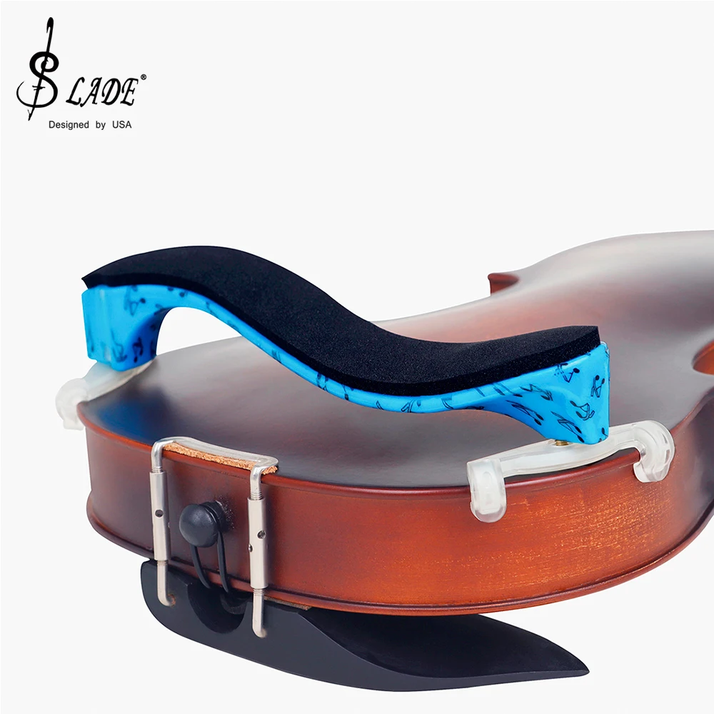 SLADE Violine Schulterstütze Ahornholz Silikagel Einstellbar Professionelle 3/4 4/4 Violine Schulterstütze Teile & Zubehör Image