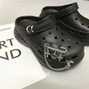 Designer Marke Pin Clogs Zubehör Vintage Punk Metall Pin Schuh Charms für Sneaker DIY Luxus Frauen Schuh Dekorationen Alle-spiel