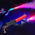 Macchina per pistola a getto di CO2 a LED con manico Pistola per colonna di gas CO2 Macchina per nebbia di fumo Attrezzatura per effetti speciali luminosi DJ Disco Party Perform