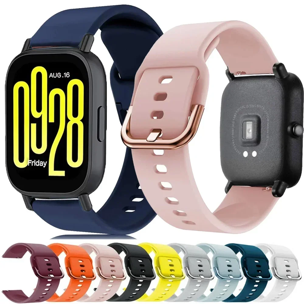 Sport Silikon Armband Für Redmi Uhr 5 Aktive Sport Armband Armband Für Redmi Uhr 5 Lite Band Huawei Uhr GT4 5 5Pro 46mm Image