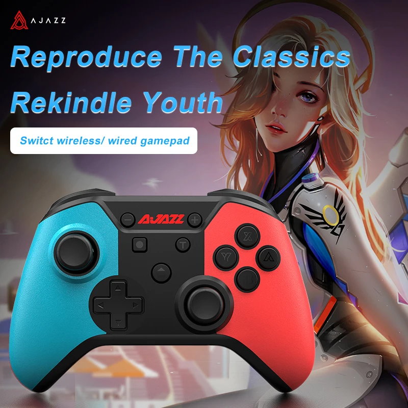 AJAZZ AG180 PRO Switch Game Controller Wired Wireless Dual ModeFür PC Joystick Für IOS/Android Image