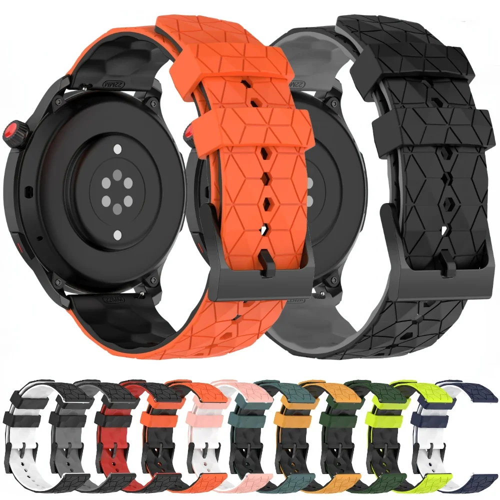 22 mm 20 mm Silikonarmband für Amazfit GTR 47 mm/GTR 3/GTS 4 mini/Active 2/Bip 6 5 Armband für Huawei Watch 5/GT5/Pro/GT4/3 46 mm/ Image