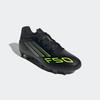 Fußballschuh ADIDAS PERFORMANCE "F50 CLUB KUNSTRASEN NEUERER GENERATION, HART- UND ASCHENPLÄTZE E", Gr. 44, schwarz (core schwarz, iron metallic, lucid lemon), Synthetik, sportlich, Schuhe, geeignet für Rasen- und Kunstrasenplätze