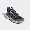 Wanderschuh ADIDAS TERREX "TERREX FREE HIKER 2.0 LOW", Gr. 41, aurora ivy, preloved teal, taupe oxide, Synthetik, Textil, sportlich, Schuhe