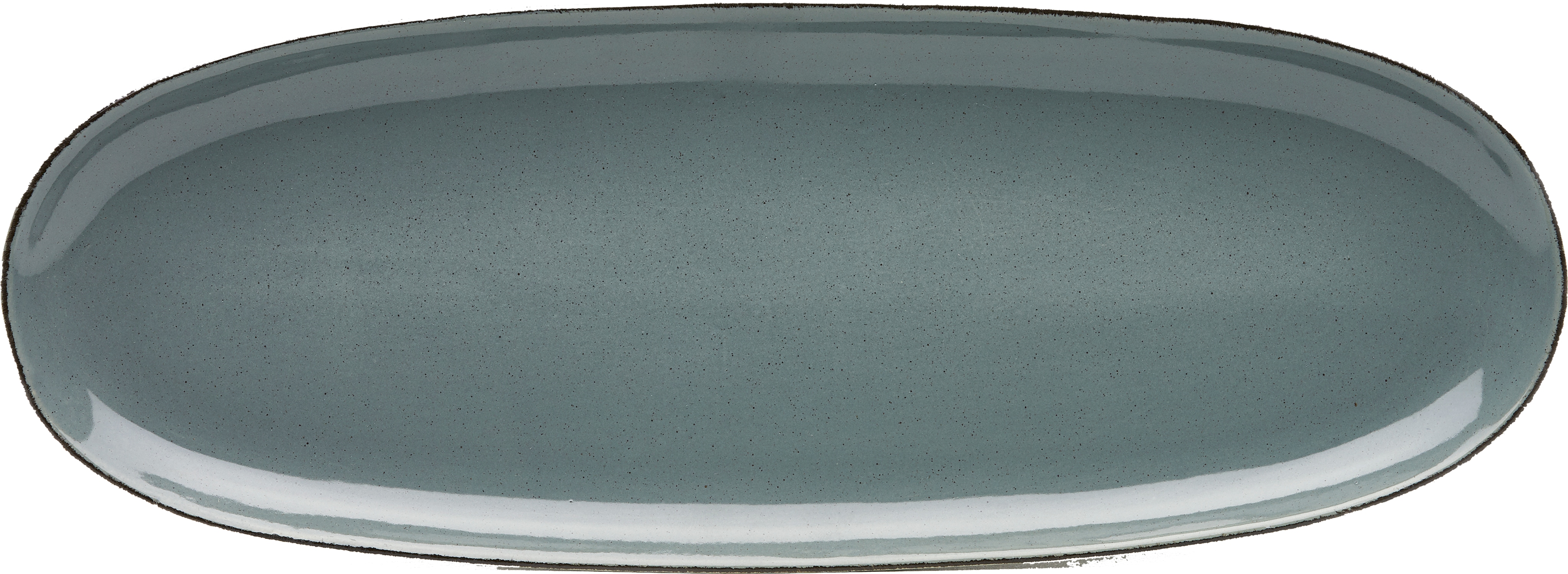 Servierplatte VAN WELL "Platte Urban, 34 x 12,5 cm, 4 Stück", grau, B:12,5cm H:2cm L:34cm, Steinzeug, Servierplatten, Servierplatte, spülmaschinen- und mikrowellengeeignet