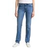 Straight-Jeans TOM TAILOR "Alexa Straight", Damen, Gr. 30, Länge 32, blau (light stone bright blau denim), Denim/Jeans, Obermaterial: 98% Baumwolle, 2% Elasthan. Futter: 65% Baumwolle, 35% Polyester, casual, gerade lang, Jeans, in 5-Pocket-Form