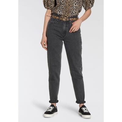 Mom-Jeans LEVI'S "80S MOM JEANS", Damen, Gr. 27, Länge 28, schwarz, Denim/Jeans, Obermaterial: 100% Baumwolle, casual, straight fit lang, Jeans Image