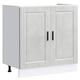 vidaXL Spülenunterschrank Porto Betongrau 80x46x81,5 cm Holzwerkstoff