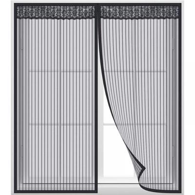 Cyslmuk - Magnet Fliegengitter Fenster 150x150cm, Selbstklebendes Magnetgitter, Einfache Image