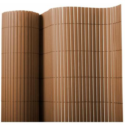 Casa Pura - Sichtschutzzaun pvc Braun 150 x 500 cm Image