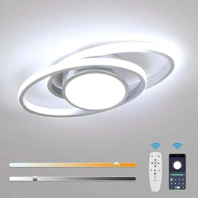 Comely - LED-Deckenleuchte, dimmbare runde Deckenleuchte 39 w, moderne Deckenlampe mit Image
