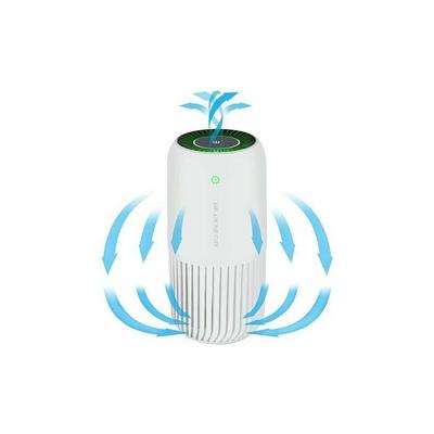 Luftreiniger mit echtem HEPA-Filter mit UV-C-Licht, Mini-Luftreiniger entfernt 99,97 %