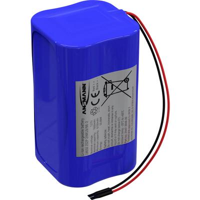 2S2P Akkupack 4x 18650 Kabel Li-Ion 7.2 v 7000 mAh - Ansmann Image
