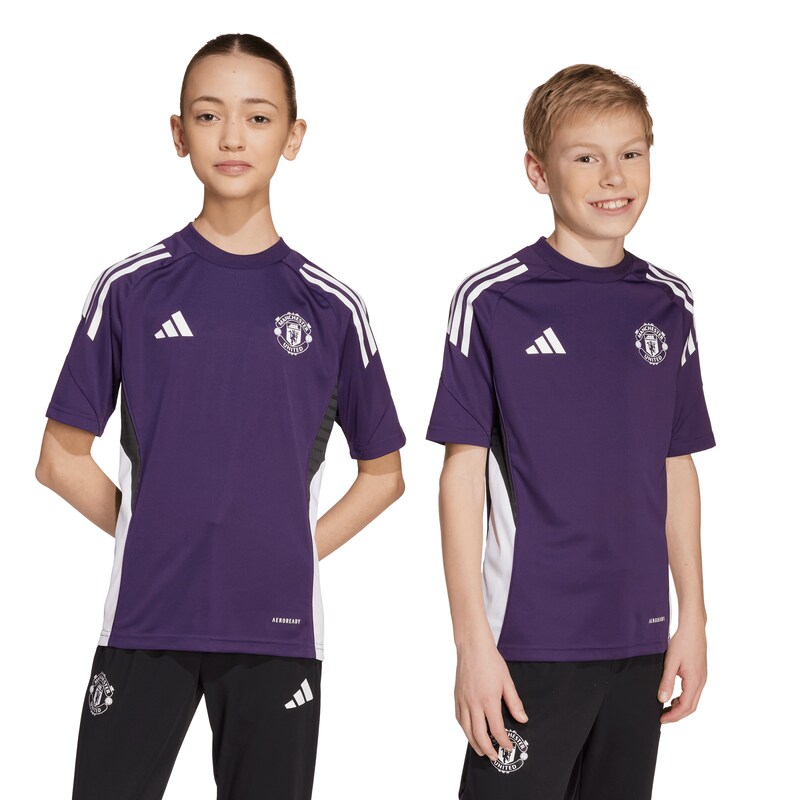 Manchester United adidas Trainingstrikot - Lila - Kinder Image