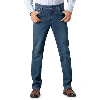 Walbusch Herren Bügelfrei Flex Jeanshose Comfort Fit Blau Image