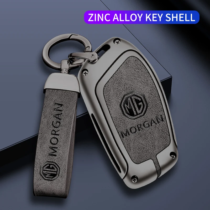 Metallo In Pelle Auto Smart Chiave A Distanza Della Cassa Della Copertura Della Protezione Borsette Per MG 4 2023 Mg4 Ev MG HS GT ZS EV ZX MG5 MG6 Keyless Accessori