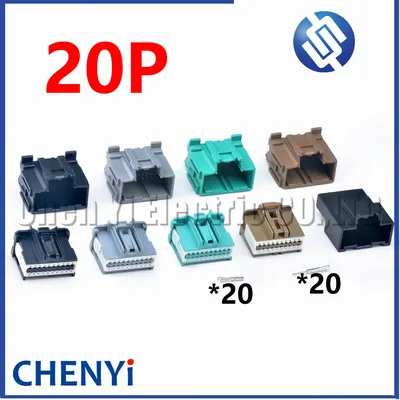 20-poliger Kfz-Audio-Verstärker-Modul-Anschluss, Kabelbaumstecker für Leiterplatten 314101200 7116-4416-02 34729-0200 Für Ford Focus
