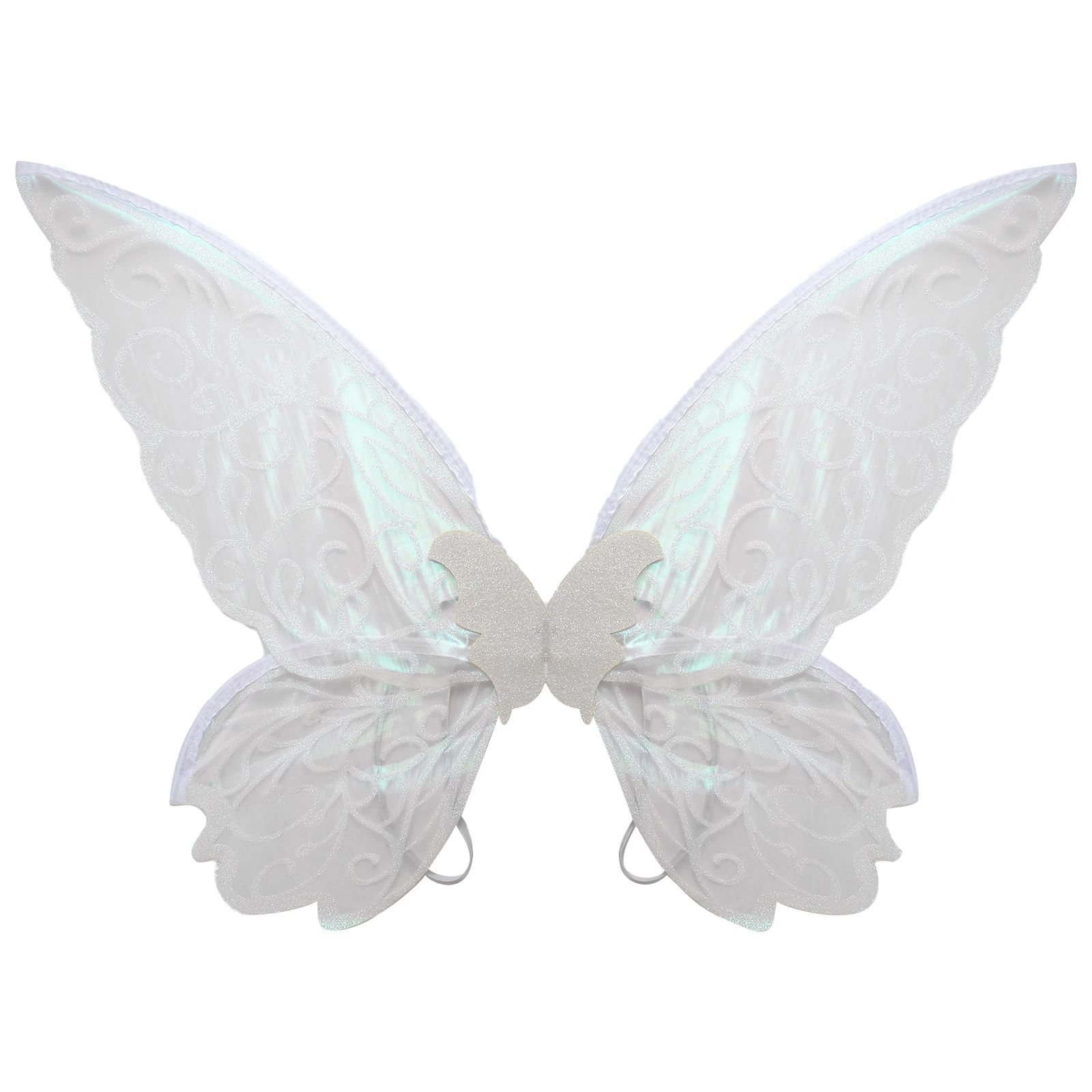 Glänzende Schmetterlingsflügel mit Farbverlauf, Feenflügel, Prinzessin, Engelsflügel, für Damen und Mädchen, Karneval, Halloween, Party, Cosplay, Kostümzubehör Image