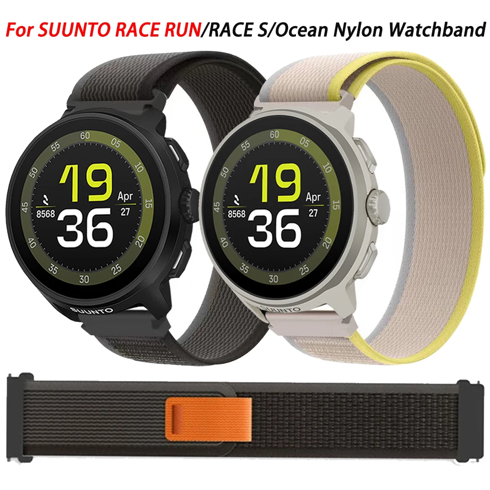 20 22 mm Trail Loop Nylon-Uhrenarmband für SUUNTO RACE RUN Band SUUNTO Ocean/9 5 PEAK PRO/3 Fitness/RACE S/VERTICAL Sportarmband Image