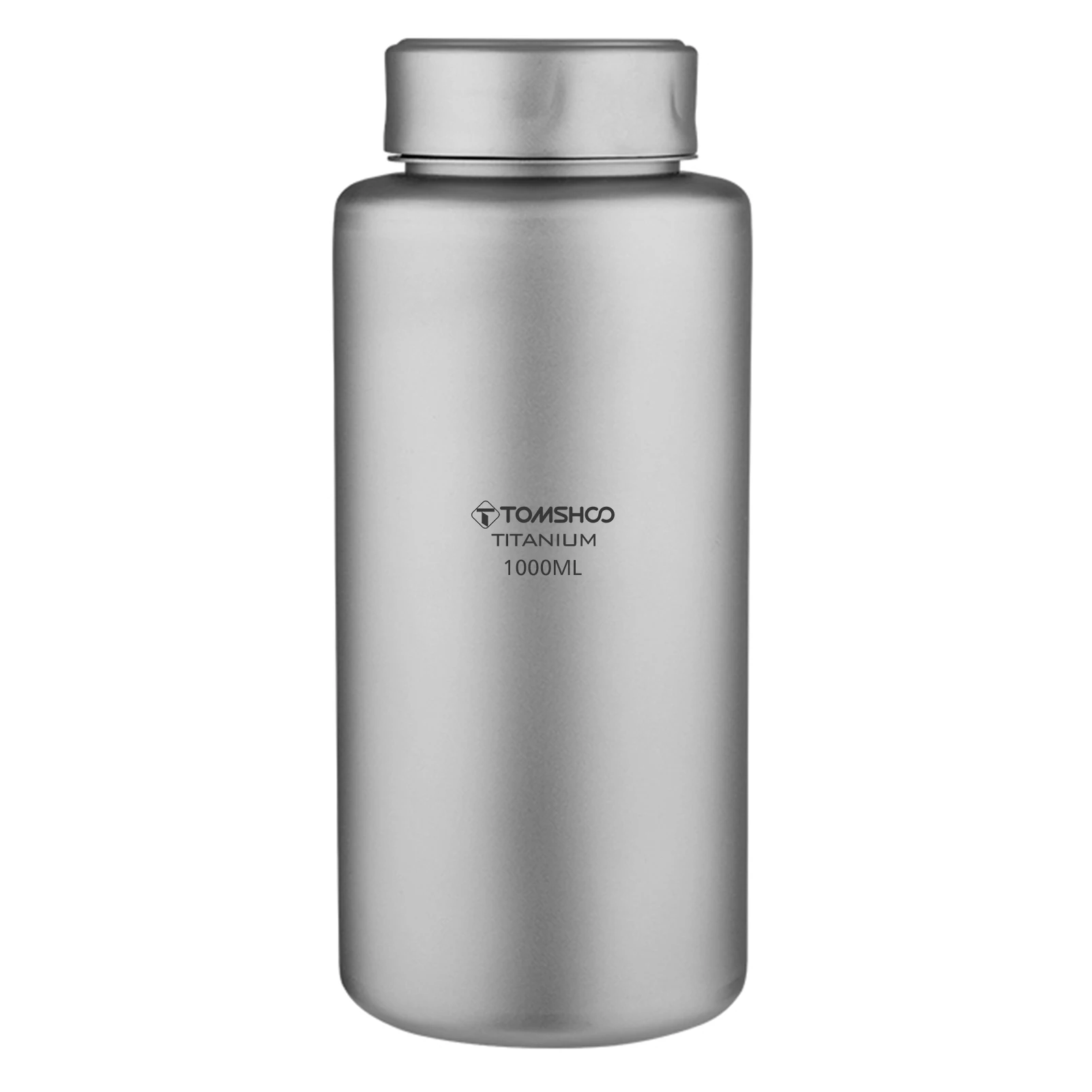 TOMSHOO Titan-Wasserbecher, 750 ml, ultraleicht, tragbar, Kaffeetasse, Teetasse mit Deckel und faltbaren Griffen, Outdoor, Camping, Wandern Image