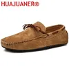 Herren Loafer Weiche Mokassins Mann Hohe Qualität Casual Sommer Schuhe Wildleder Leder Schuhe Männer Wohnungen Slip on Driving Schuhe Plus Größe
