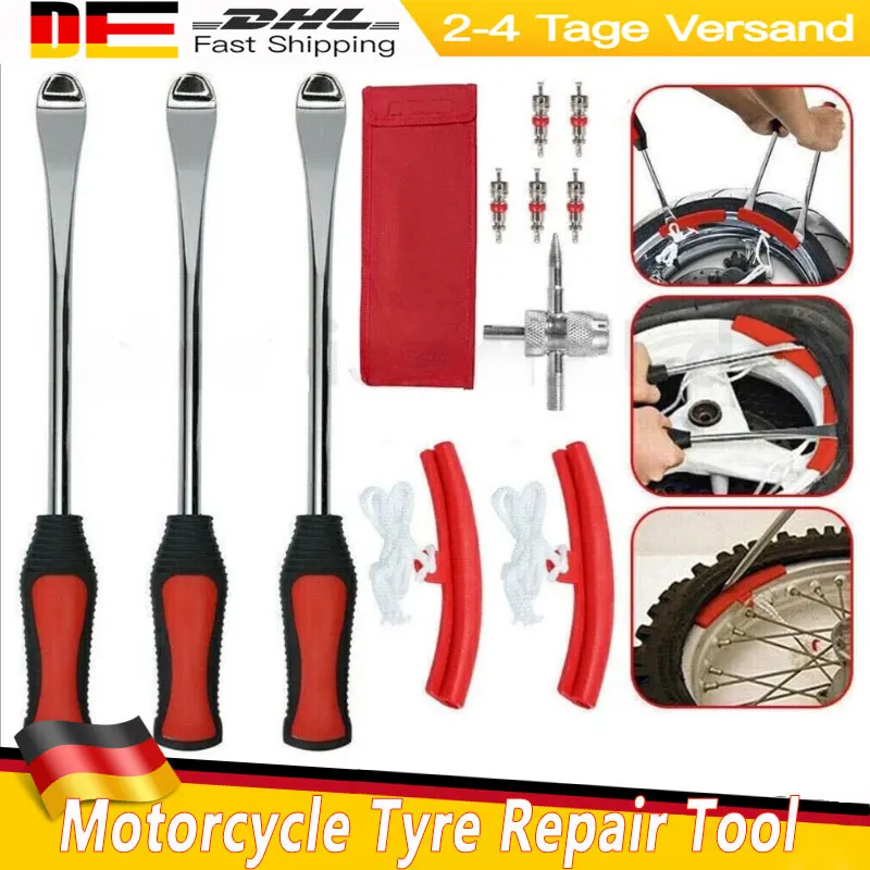 Leviers de pneus de vélo 30CM, cuillère de protection de jante, outil de réparation de pneus, outil de réparation de pneus de moto, leviers de changement de pneus, Kit de pneus de cuillère automatique