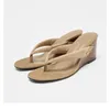 Designer Rivet Chunky Platform Wedges Sandals for Women Punk Slip-on Mules Sandals 2025 Summer New Street Cool Women Shoes